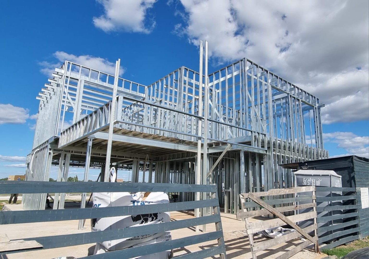 Steel Frame en obra